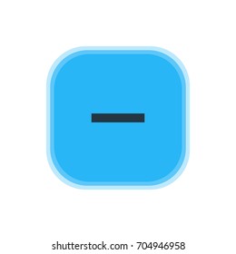 Vector Illustration Of Remove Icon. Beautiful Member Element Also Can Be Used As Minus  Element.