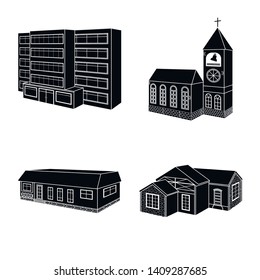 Vector illustration of renovation and infrastructure icon. Collection of renovation and home stock symbol for web.
