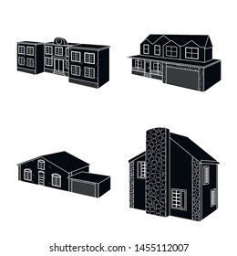 Vector illustration of renovation and infrastructure sign. Collection of renovation and home vector icon for stock.