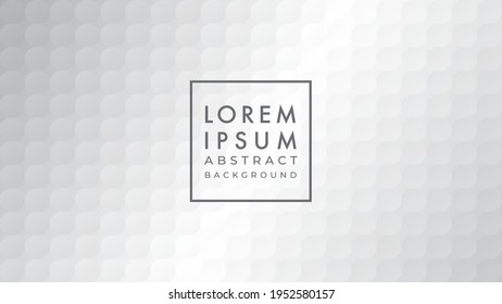 vector illustration of repeating concave ellipse pattern. Silver metallic color gradient. abstract geometric background design template.