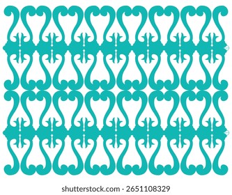 Ilustração vetorial de padrão repetitivo para decoração e design, elementos têxteis. Padrão, ornamento, decorativo