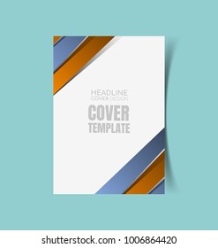 Vector Illustration of  report Cover design.