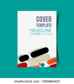 Vector Illustration of  report Cover design.
