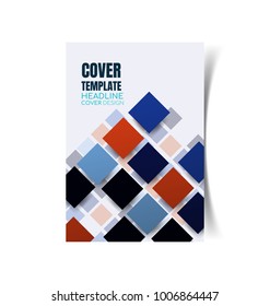 Vector Illustration of  report Cover design.