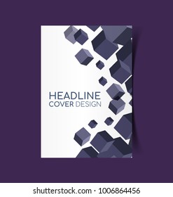Vector Illustration of  report Cover design.