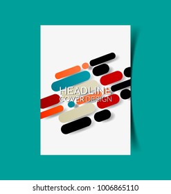 Vector Illustration of  report Cover design.