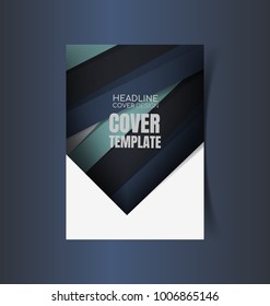 Vector Illustration of  report Cover design.