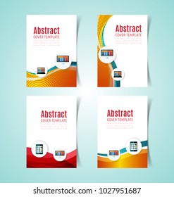 Vector Illustration of  report Cover design.
