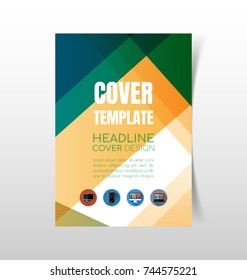 Vector Illustration of  report Cover design.