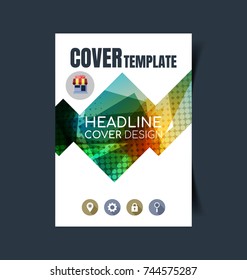Vector Illustration of  report Cover design.