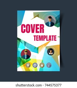 Vector Illustration of  report Cover design.