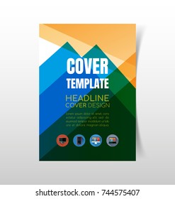 Vector Illustration of  report Cover design.