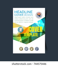 Vector Illustration of  report Cover design.
