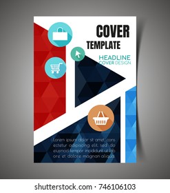 Vector Illustration of  report Cover design.