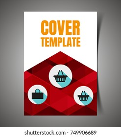 Vector Illustration of  report Cover design.