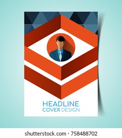 Vector Illustration of  report Cover design.
