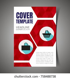 Vector Illustration of  report Cover design.