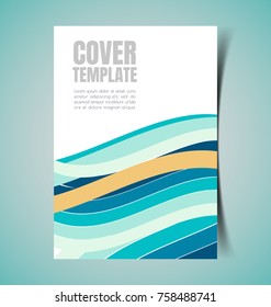 Vector Illustration of  report Cover design.