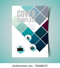 Vector Illustration of  report Cover design.