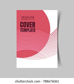 Vector Illustration of  report Cover design.