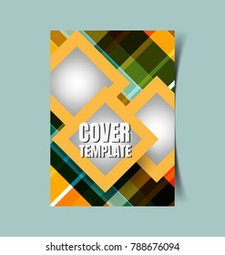 Vector Illustration of  report Cover design.