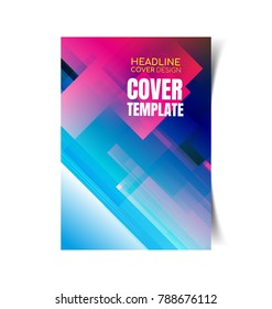 Vector Illustration of  report Cover design.
