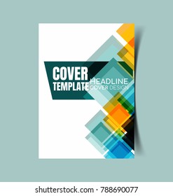Vector Illustration of  report Cover design.