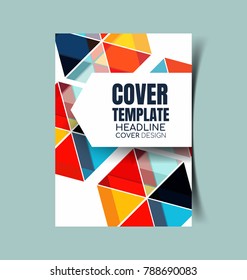 Vector Illustration of  report Cover design.