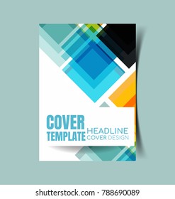 Vector Illustration of  report Cover design.