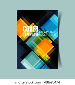 Vector Illustration of  report Cover design.
