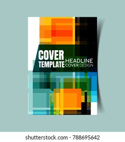 Vector Illustration of  report Cover design.
