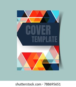 Vector Illustration of  report Cover design.