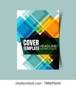 Vector Illustration of  report Cover design.