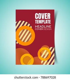Vector Illustration of  report Cover design.