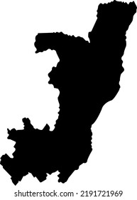 Vector Illustration of Republic of the Congo map