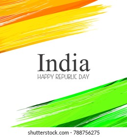 vector illustration of republic day. 26 january background.