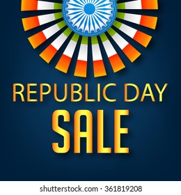 Vector illustration of Republic day background.