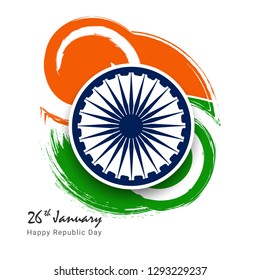 vector illustration of republic day celebration. 26 january - Vector