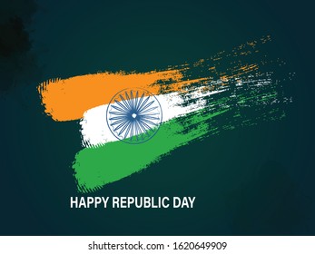 vector illustration of republic day celebration. 26 January