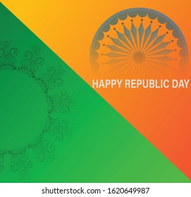vector illustration of republic day celebration. 26 January