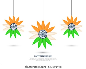 vector illustration of republic day celebration. 26 january