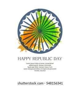 vector illustration of republic day celebration. 26 january