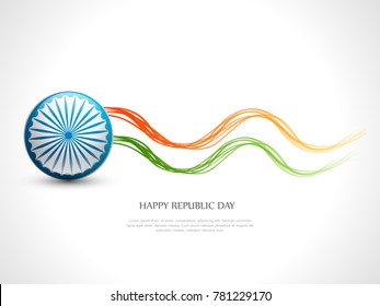 vector illustration of republic day celebration. 26 January