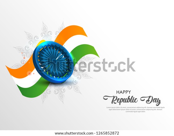 Vector Illustration Republic Day Celebration 26 Stock Vector (Royalty ...