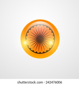 Vector Illustration for republic day or independence day of india.