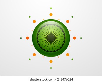 Vector Illustration for republic day or independence day of india.