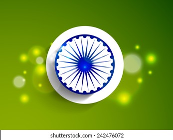 Vector Illustration for republic day or independence day of india.
