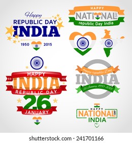vector illustration of the Republic Day of India on January 26, the traditional flag???????