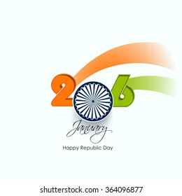 vector illustration for Republic day, Republic day India greeting or artwork. 