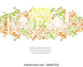 vector illustration for Republic day, Republic day India greeting or artwork. 
